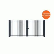 Portail battant tubes passants - 6000 / 1750_0