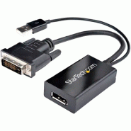 StarTech Adaptateur DVI vers DisplayPort avec alimentation