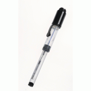 CHAUVIN ARNOUX - Electrode de référence XR42 - Corps en PVC, calomel - Jonction céramique - Diam. 8x110 mm - Connectique BA2