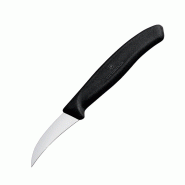Couteau bec d'oiseau 8cm noir | Victorinox - CX741