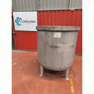 Cuve verticale de 1000 litres en acier inoxydable 304 - référence : c13646 - c13647 - c13649 - c13651 - c13652 - c13653 - c13654