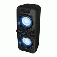 Enceinte Audio Sans Fil - Sencor - Sss 3800 - 60 W - 30 Radios Fm - Bluetooth - Lumieres Led Clignotantes - Noir - 8590669232598 Enceinte Audio Sans Fil - Sencor - Sss 3800 - 60 W - 30 Radios Fm - Bluetooth - Lumieres Led Clignotantes - Noir - 8590669232598