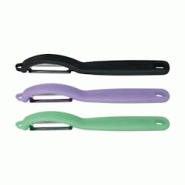 Eplucheur pivotant lame double lisse (1 unité - Multicolore Autre Plastique Nogent 18x2 cm - multicolore plastique 3222639113297 Eplucheur pivotant lame double lisse (1 unité - Multicolore Autre Plastique Nogent 18x2 cm - multicolore plastique 3222639113297