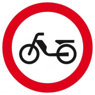 Interdit aux cyclomoteurs d.300mm TALIAPLAST | 622292 Interdit aux cyclomoteurs d.300mm TALIAPLAST | 622292