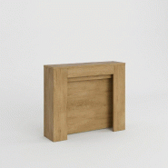 Itamoby Console Extensible 90X25/211 Cm Kiba Chêne Nature - marron VE09025COKIBA-QN