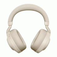 Jabra Evolve2 85 Casque Avec fil &sans fil Arceau Bureau/Centre d'appels USB Type-C Bluetooth Beige