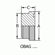 Obturateur - Obag - OBSG - SAE 6000 - PN400 - 2’’ , SAE 6000 / PN 400 , 79 , 66 , 42