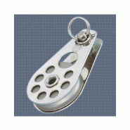 Poulie inox - Réa aluminium - Pour câbles - Sylev