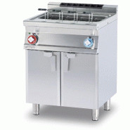 Redcook Cuiseur à pâtes électrique triphasé 1 cuve 40 L avec robinet, structure inox, dimensions 60x70,5x90 cm, modèle CP-76ET - 1864