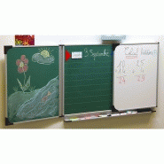 Tableaux triptyques petite enfance 5 faces vertes