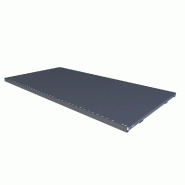 Tablette monobloc pour gondole GP25 anthracite L133xP50cm