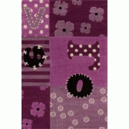 Tapis moderne violet 