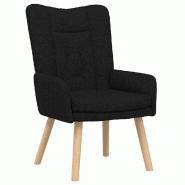 VidaXL fauteuil Noir 63 x 67 x 94 cm Tissu et contreplaqué Modèle Orion Master Essence - 42001826