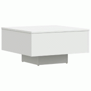 VidaXL Table basse blanc 60x60x31,5 cm bois d'ingénierie Modèle Atlas Infinite Urban - 806885