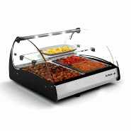 Vitrine chauffante SPLENDID - Bain-marie - 2 bacs GN 1/1 | Sayl barcelona