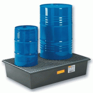 Bac de rétention PFV 220/2 avec caillebotis en acier galvanisé - Pour huiles, fioul, gasoil - CEMO - 10390 Bac de rétention PFV 220/2 avec caillebotis en acier galvanisé - Pour huiles, fioul, gasoil - CEMO - 10390