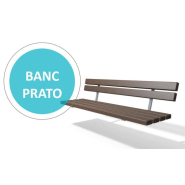 Banc en plastique recyclé hanit - PRATO