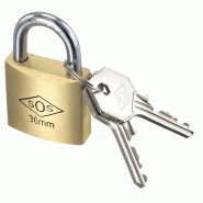 Cadenas serrure clés pour vestiaire - 7200001