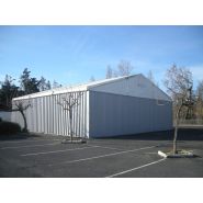 Chapiteau industriel d'occasion avec bardage acier pour le stockage - LOCABRI