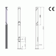 Colonne lumineuse d'éclairage public électrique sal deco 3 mh  / led  / 167 w / en aluminium anodisé / 3,5 m