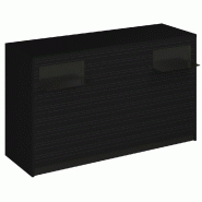 Comptoir Vertigo H T04 dble noir L170cm - 3 tab.Coulis. 6tab.Amovib - noir