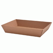 Corbeilles Carton Pour Panier Garni Rectangle (Lot de 50) - marron en carton 0144