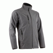 Coverguard - Veste Softshell de travail imperméable gris chiné SOBA Gris Chiné Taille XL - XL gris 5450564031517