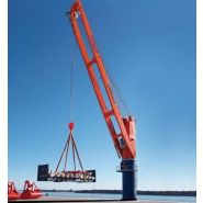 Fcc 280r grue portuaire fixe - liebherr - force de levage max 120t