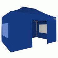 FRANCE BARNUMS Tente pliante PRO 3x4,5m pack fenêtres - 4 murs - ALU 55mm/PVC 580g Norme M1 - bleu - FRANCE-BARNUMS - bleu aluminium 231F FRANCE BARNUMS Tente pliante PRO 3x4,5m pack fenêtres - 4 murs - ALU 55mm/PVC 580g Norme M1 - bleu - FRANCE-BARNUMS - bleu aluminium 231F
