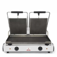 Grill GRD-10 230/50-60/1 - Plaque à snacker électrique nervurée double en fonte - 5100035 Grill GRD-10 230/50-60/1 - Plaque à snacker électrique nervurée double en fonte - 5100035