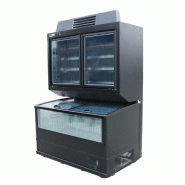 Module gms - mini market - froid négatif - 2 portes (CQSUP15-2) l1358mm AFI collin-lucy