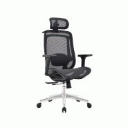 OfficeSense OS150 Chaise de Bureau Ergonomique – Chaise en Maille – Accoudoirs 4D – Profondeur d’assise réglable – NEN1335 – Appui-tête
