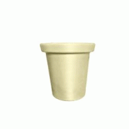PLAST'UP ROTOMOULAGE Pot de fleurs rond xxl delight 75l - SABLE - beige 0637962081565