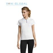 Polo sport de travail femme en polyester - Manches courtes - PERFORMER SOL'S - Ref: sol-01179_0