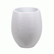 Pot EGG GRAPHIT blanc ceruse 53L POETIC - blanc plastique polypropylène 013737 BL.CER CX2 Pot EGG GRAPHIT blanc ceruse 53L POETIC - blanc plastique polypropylène 013737 BL.CER CX2