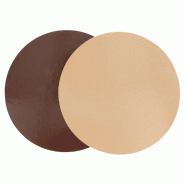 Rond carton chocolat/praliné Ø26cm - par 100