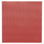 Serviette en ouate gaufré 2 plis bordeaux 39x39cm - par 1200