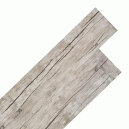 Vidaxl planche de plancher pvc autoadhésif 5,02 m² 2 mm chêne délavé 245171