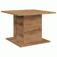 VidaXL Table basse chêne artisanal 55,5x55,5x40 cm bois d'ingénierie Modèle Raffiné Plus - 856809