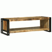 VidaXL Table basse Marron 120 x 50 x 38 cm Bois de mangue massif Modèle Orion Core Pro - 4104712