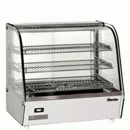 Vitrine chauffante 'Deli Plus' - Verre bombé - Température +30°C à +90°C - Modèles 120L et 160L Vitrine chauffante 'Deli Plus' - Verre bombé - Température +30°C à +90°C - Modèles 120L et 160L