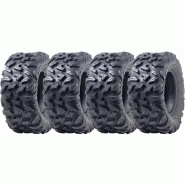 25x10.00R12 Pneu ATV 255/65R12 OBOR Vulture 6ply Road Legal 67J 307kg (Lot de 4) 25x10.00R12 Pneu ATV 255/65R12 OBOR Vulture 6ply Road Legal 67J 307kg (Lot de 4)
