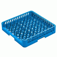 Casier de lavage plateaux sup. À 45 cm polypropylène 50x50x10 cm bleu