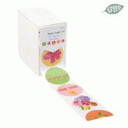 Etiquettes Fruity Flower Ø40mm - par 500