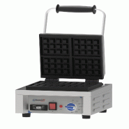Gaufrier simple ouverture 90°  4 mini gaufres CG90S4 Casselin - gris CG90S4
