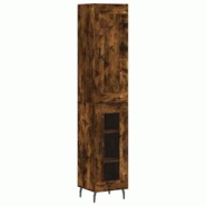 Helloshop26 - Buffet bahut commode armoire meuble de rangement organisateur cuisine salle de séjour salon haut 34,5 x 34 x 180 cm 02_0033313 - 300021_0