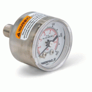 1531R, Manomètre, 38 mm Face, Montage arrière, 70 bar pression maximale