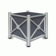 Jardinière DELORME Comète 78×78 - Acier inoxydable avec peinture époxy antirouille Jardinière DELORME Comète 78×78 - Acier inoxydable avec peinture époxy antirouille