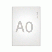 MAUL Cadre à clapets Standard, A0, aluminium anodisé, coloris argent - 4002390054041