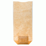 Sachet confiseur polykraft fond plat 14x30,5cm - par 100